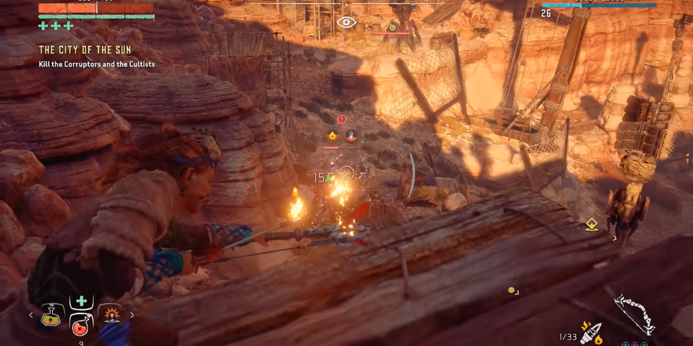 Horizon Zero Dawn gameplay